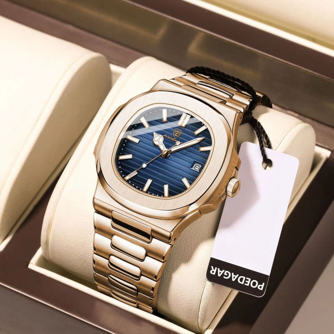 Poedagar Deluxe Golden® Men's Watch