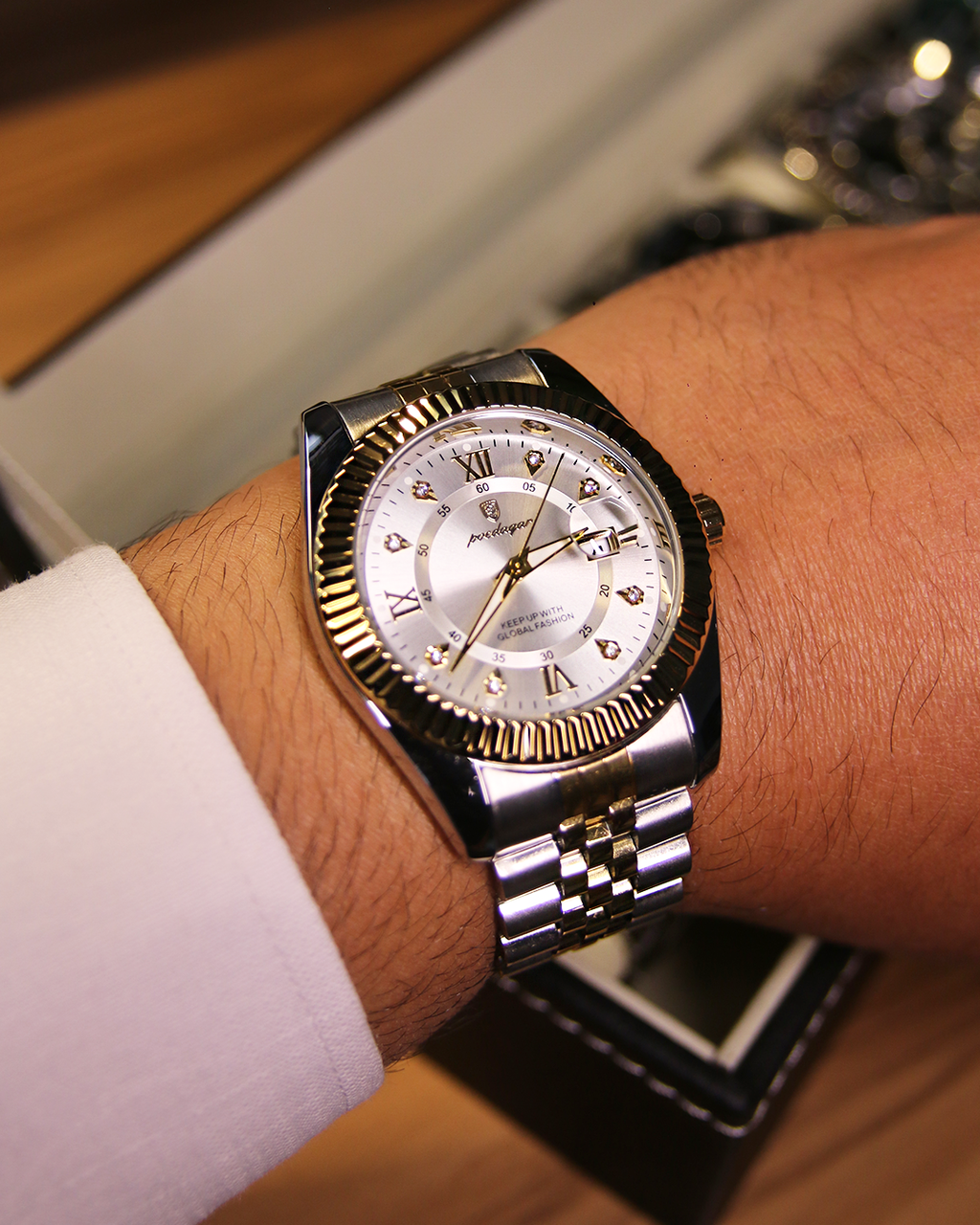 Poedagar GoldenStar® Men's Watch - 40 mm